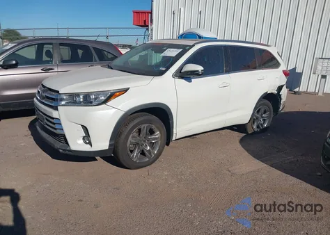 2019 Toyota Highlander Limited Platinum from USA, damaged, VIN 5TDDZRFH8KS992378